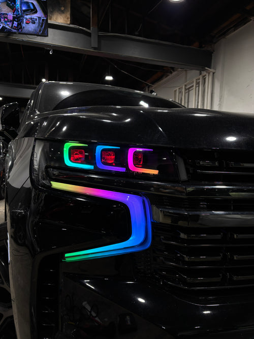 RGBW Flow Chevrolet Tahoe Headlights 2020+