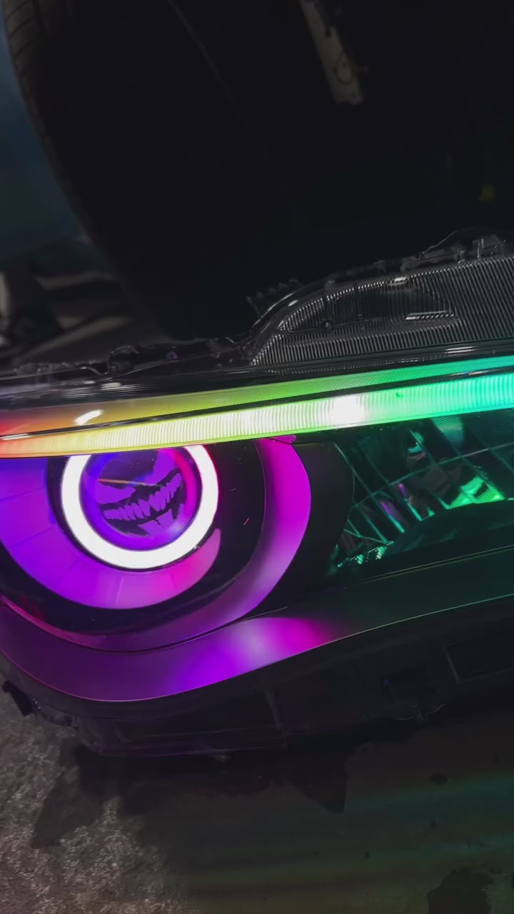 RGBW Flow Infiniti Q50 Headlights 2014-2024